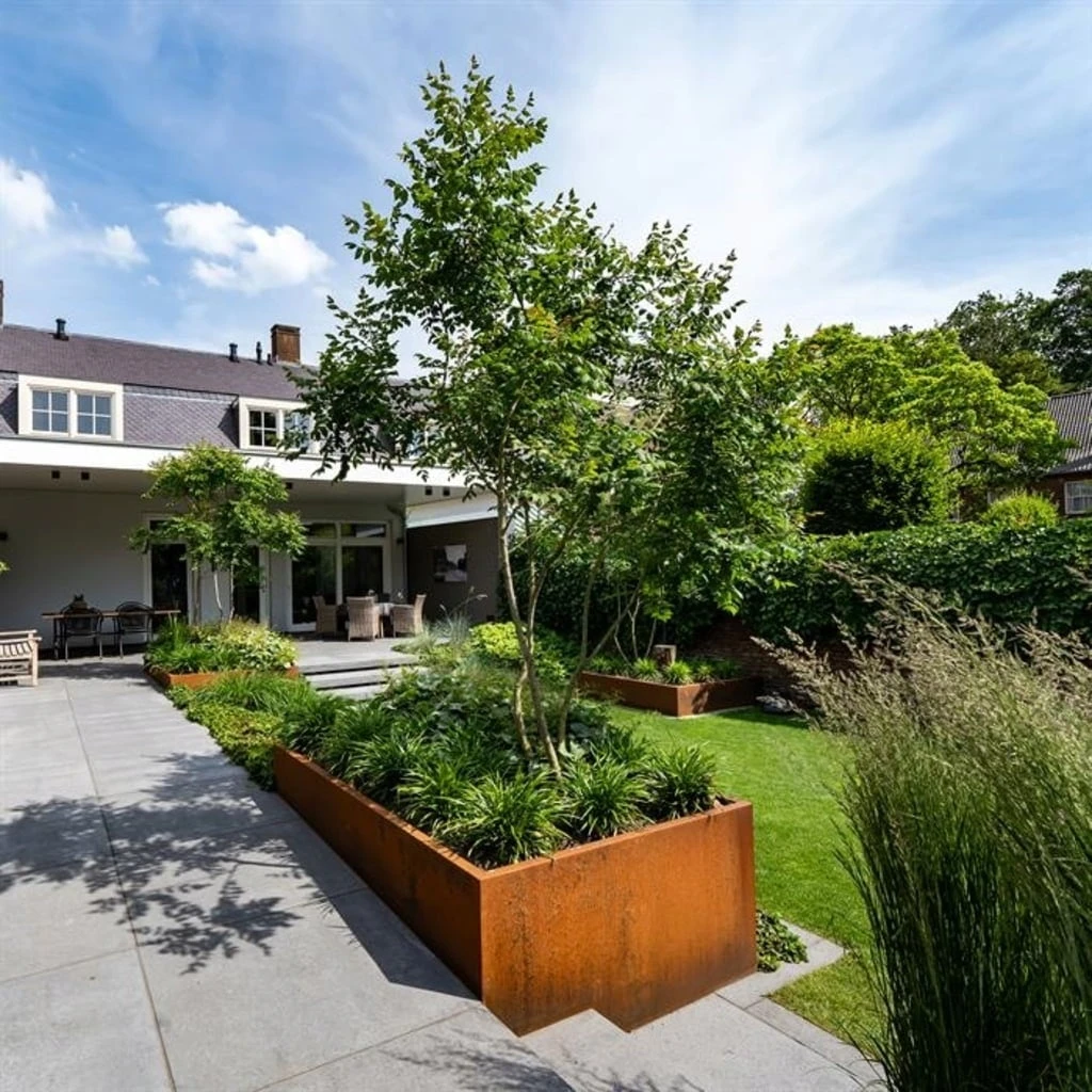 Pflanzgefäß Carrez Aus Cortenstahl - Rechteckig, 150 X 40 X 40 Cm – Bild 3