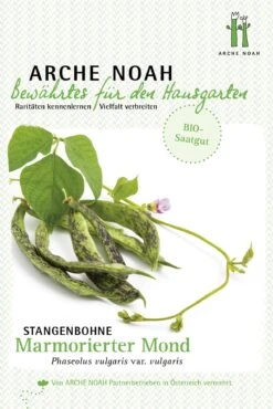 Bio Stangenbohne "Marmorierter Mond"