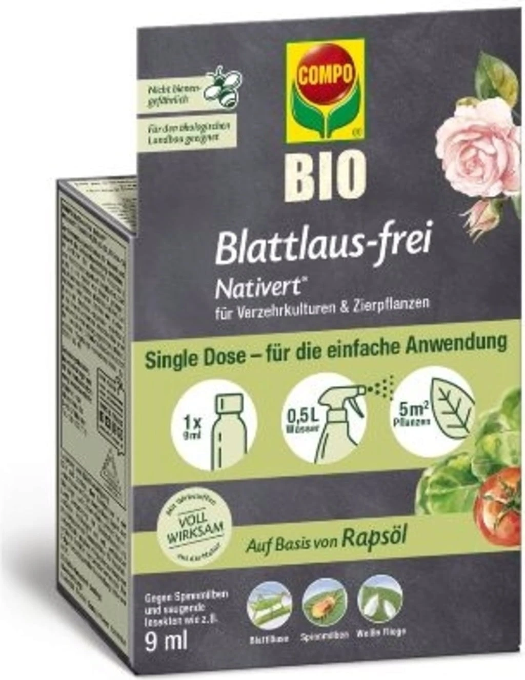 Compo Bio Blattlaus-frei Nativert® - Single Dose, 9 Ml - Pfl.Reg.Nr. 3852-901