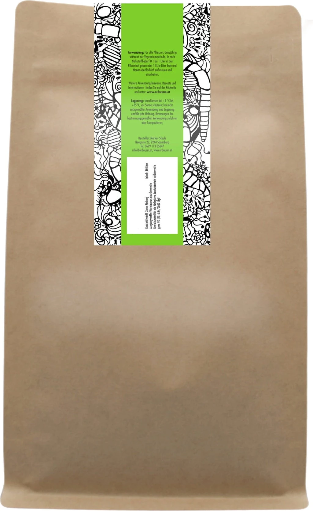 Regenwurmhumus, 10 Liter â Bild 5