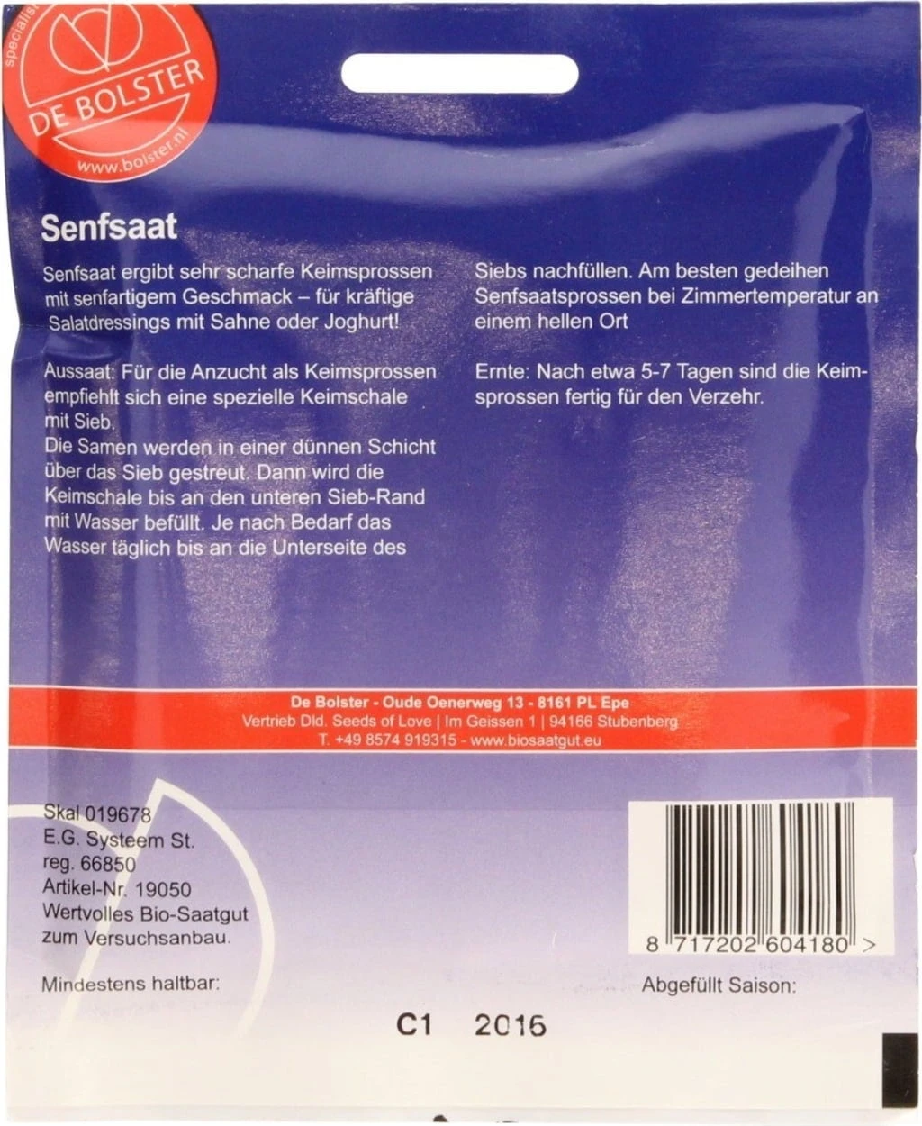 Keimsprossen "Senfsaat", 50 G – Bild 3