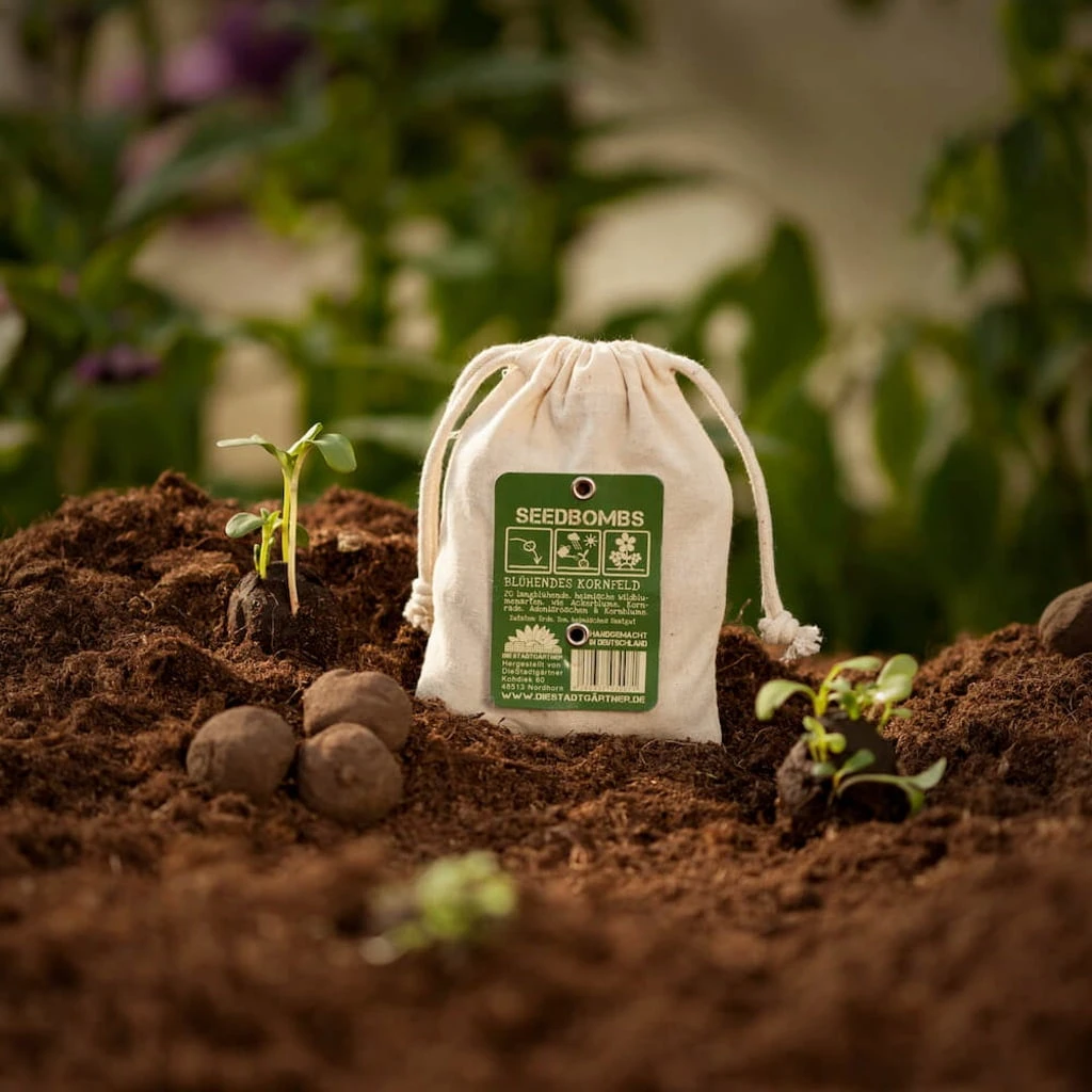 Samenbomben "Blühendes Kornfeld", 8 Stück