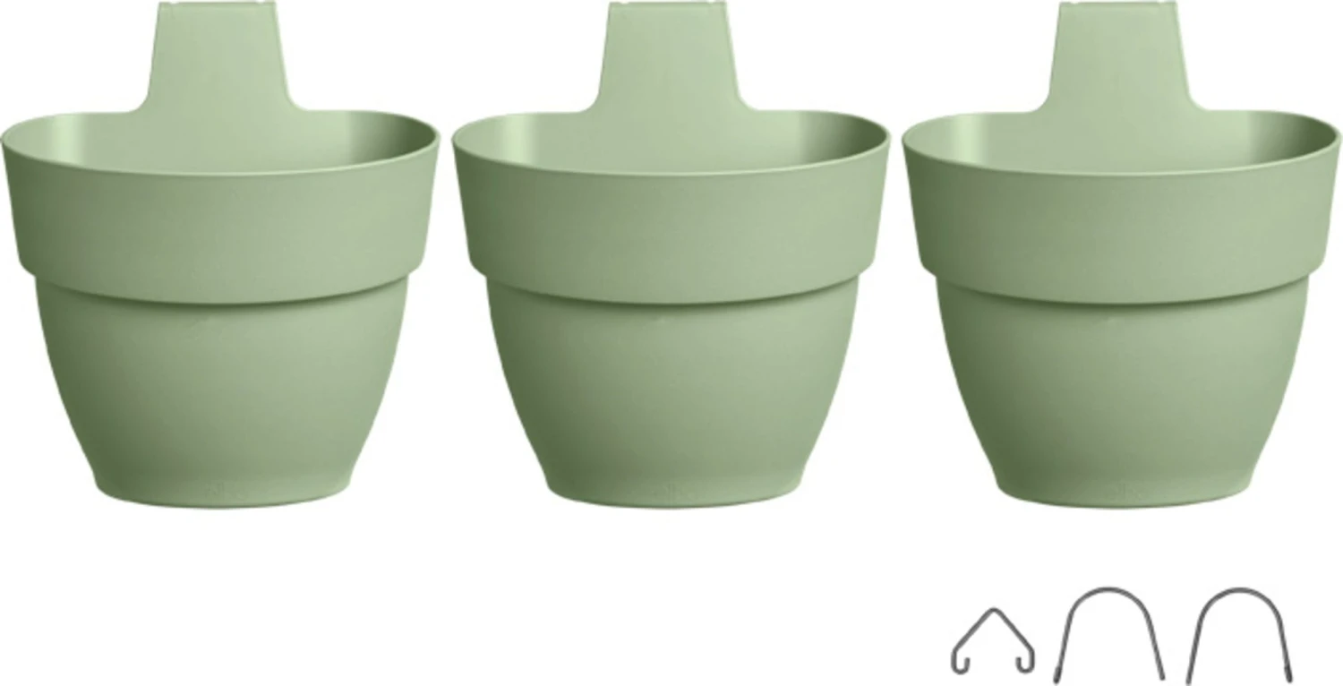 Elho Vibia Campana Vertical Forest Set/3, Pistazien Grün – Bild 6