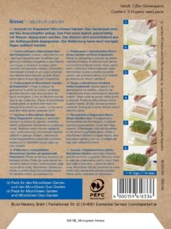 Bio Microgreen Pads Kresse, Nachfüllpad