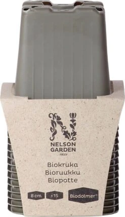 Bio Anzucht-Töpfe Quadratisch 8 Cm