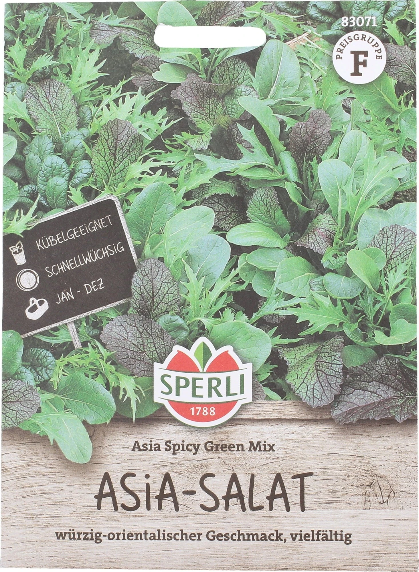 Salat Mischung "Asia Spicy Green Mix" – Bild 2