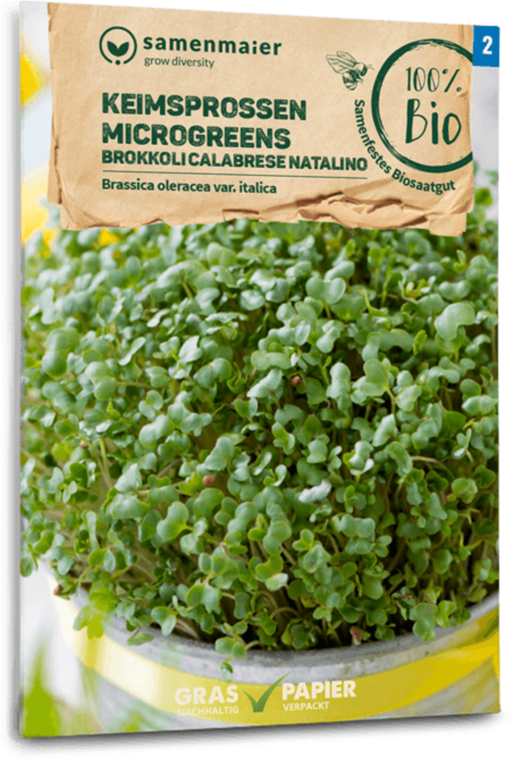 Bio Keimsprossen/Microgreens - Brokkoli "Calabrese Natalino"