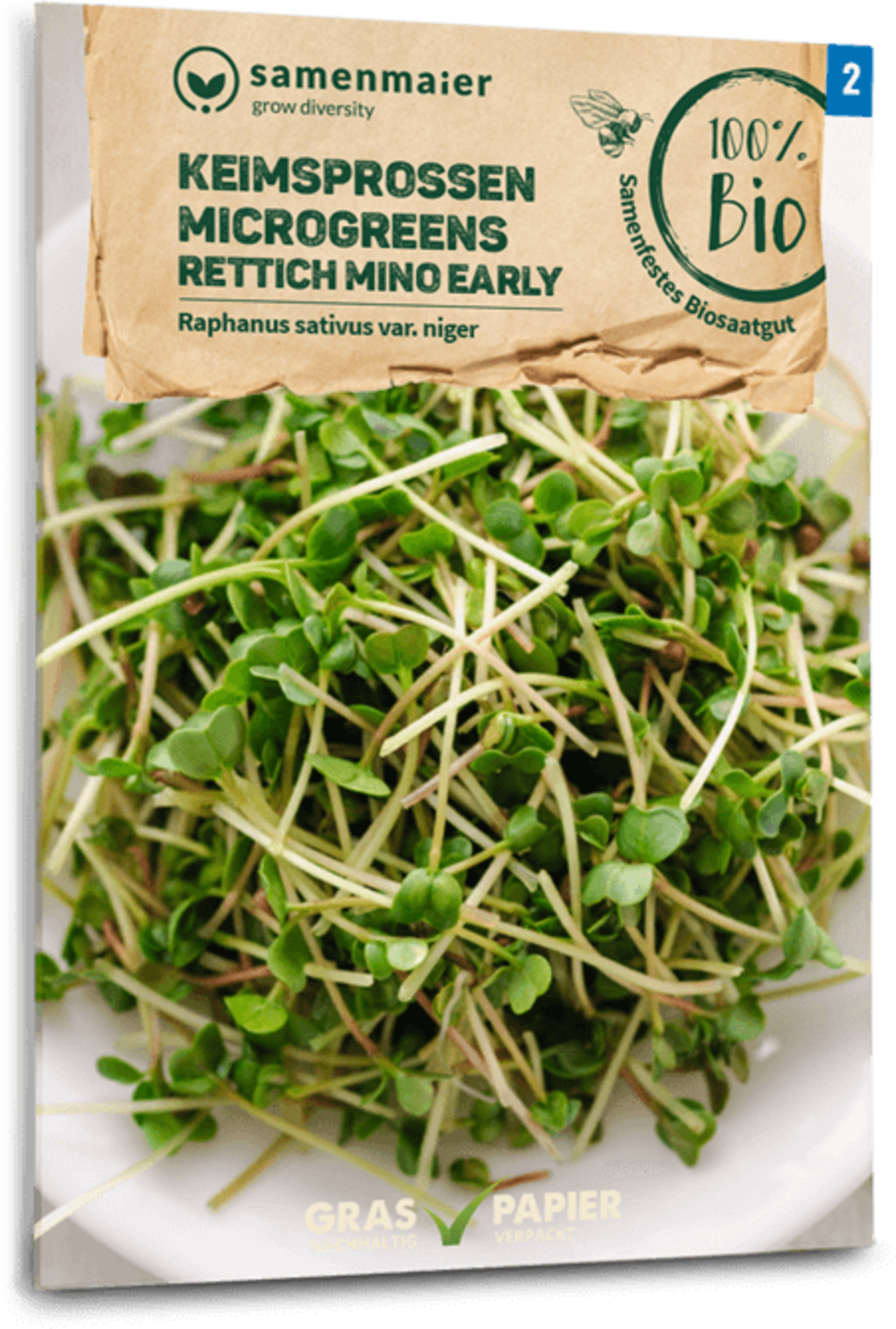 Bio Keimsprossen/Microgreens - Rucola