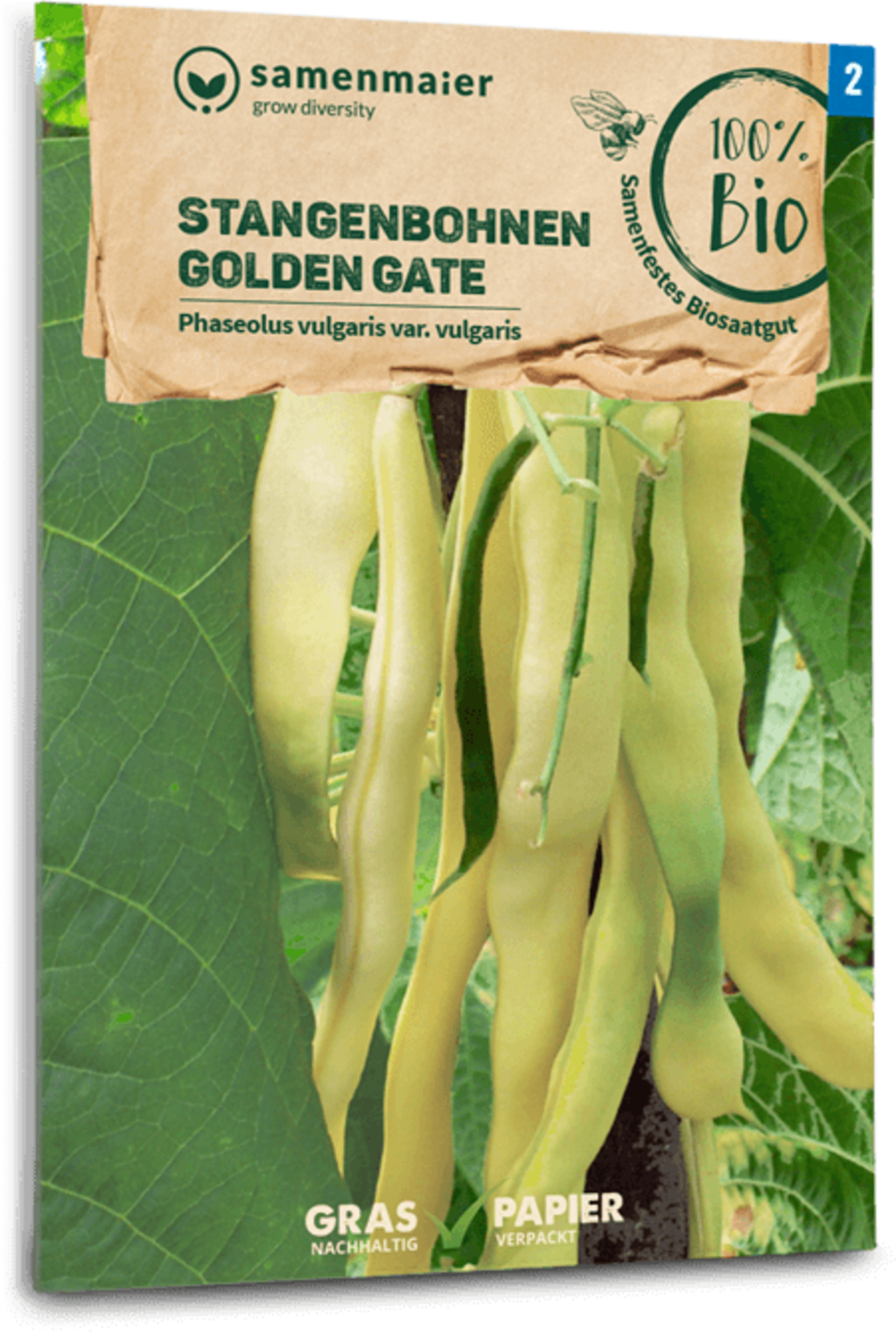 Bio Stangenbohnen "Golden Gate" – Bild 2