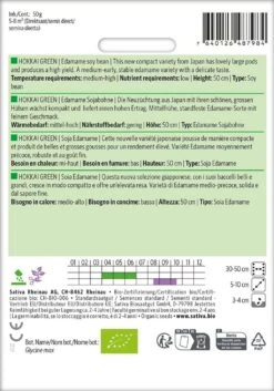 Bio Edamame Sojabohne, Hokkai Green