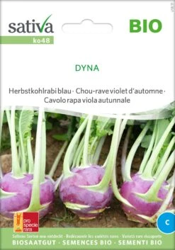 Bio Herbstkohlrabi Blau "Dyna"