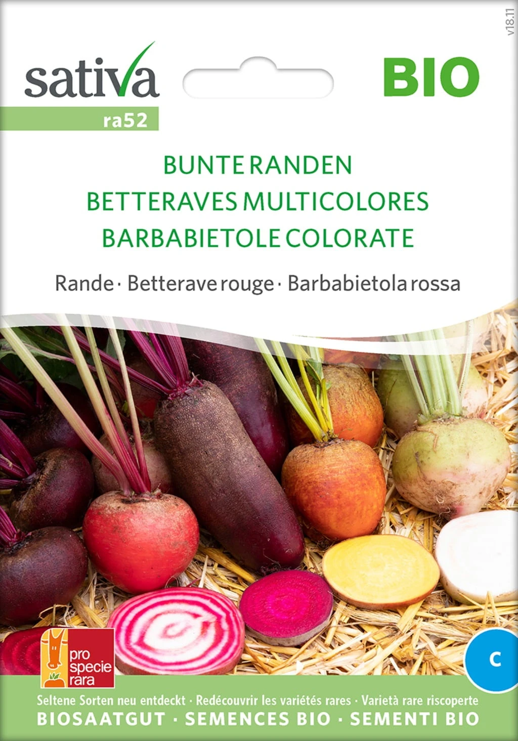 Bio Rande / Rote Rübe "Bunte Randen"
