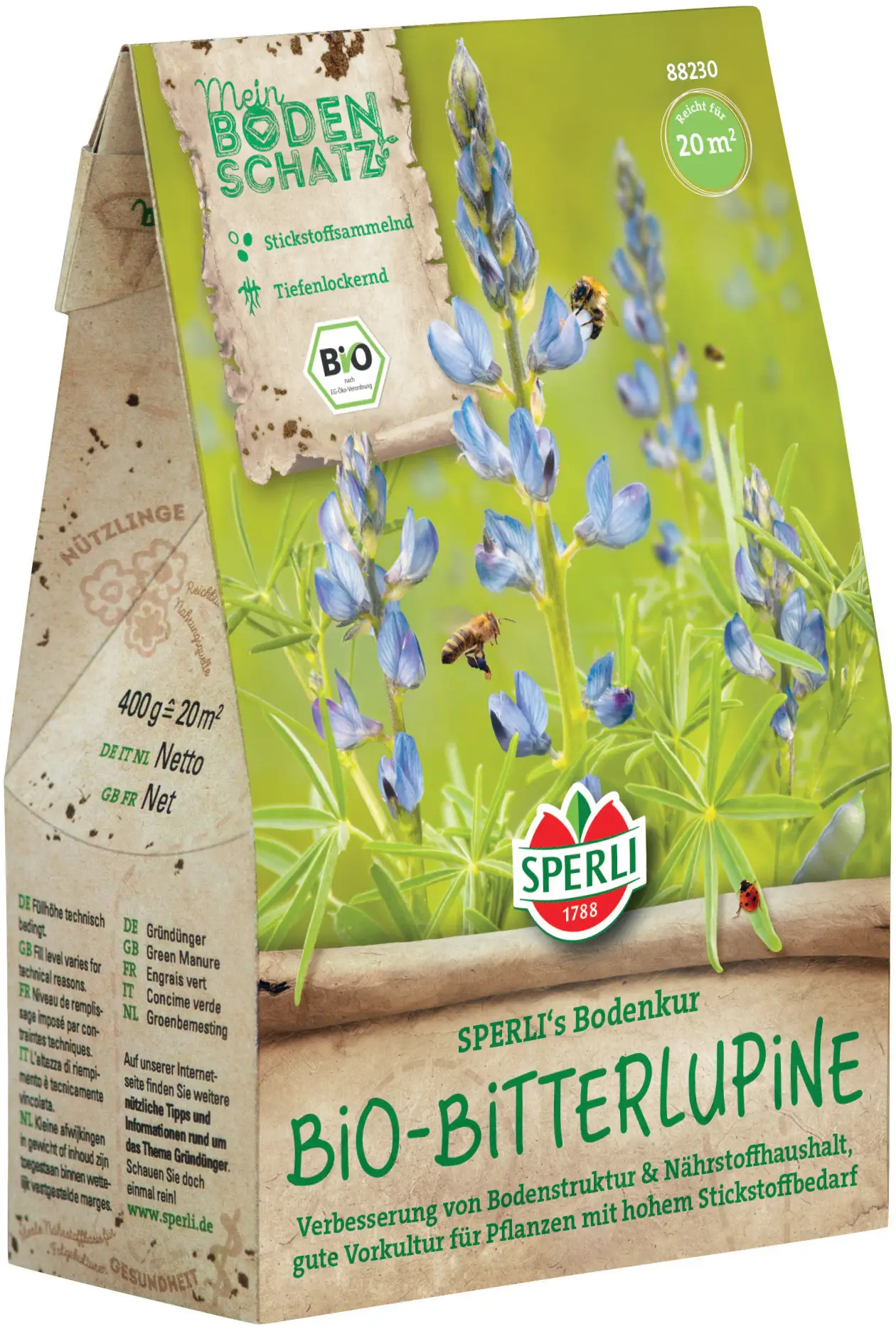 Bio-Bodenkur Bitterlupine, 400 G