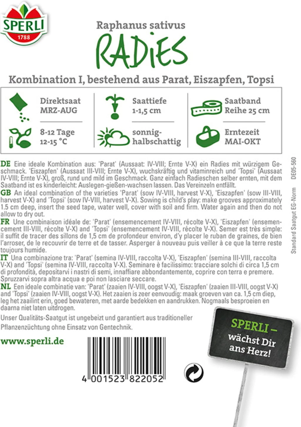 Radies "Kombination I" – Bild 2