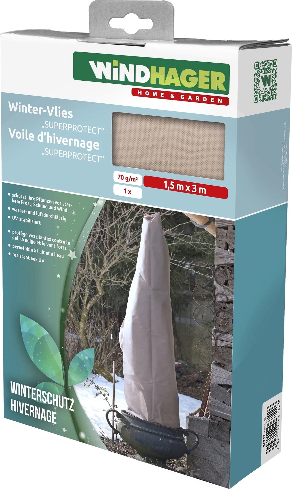 Windhager Winter-Vlies SUPERPROTECT - 3x1,5m – Bild 3